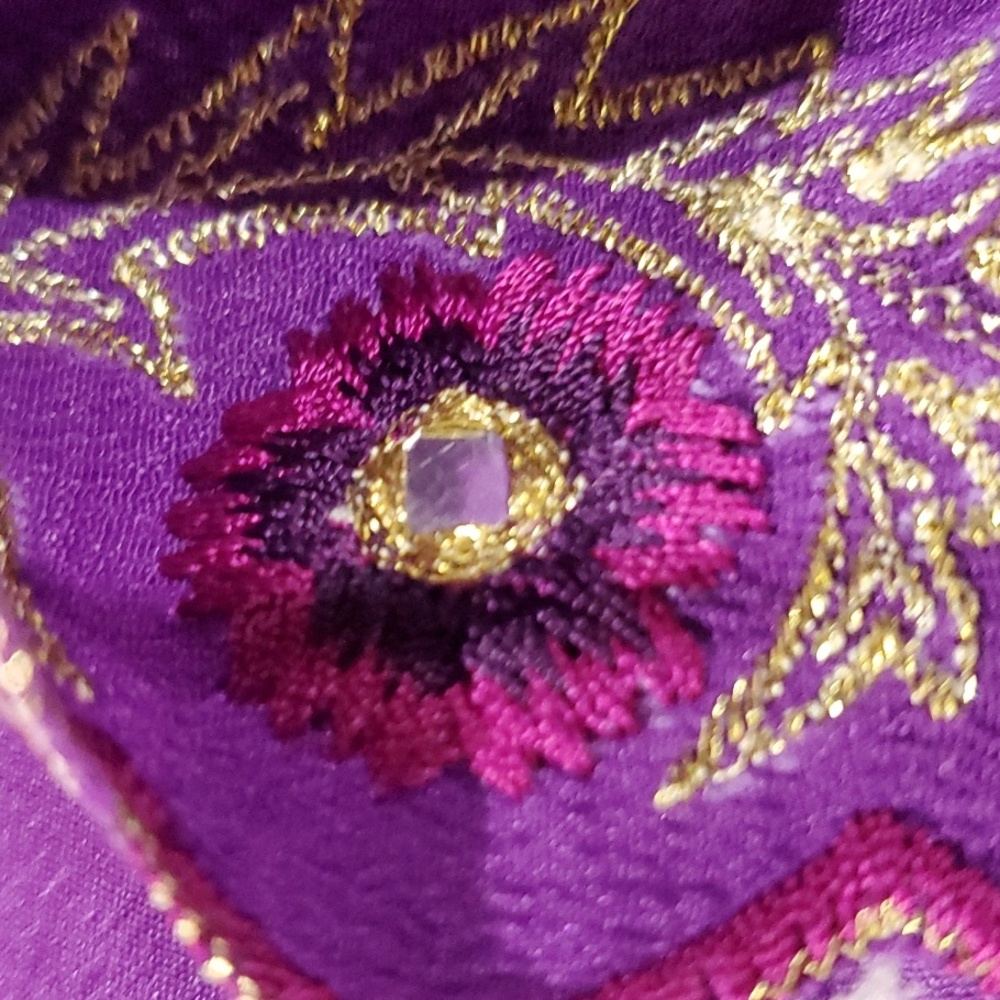 Indian-Pakistani 3-piece Suit! Salwer- Kammez-Dupatta! 100% PURE Silk! - Picture 9 of 12